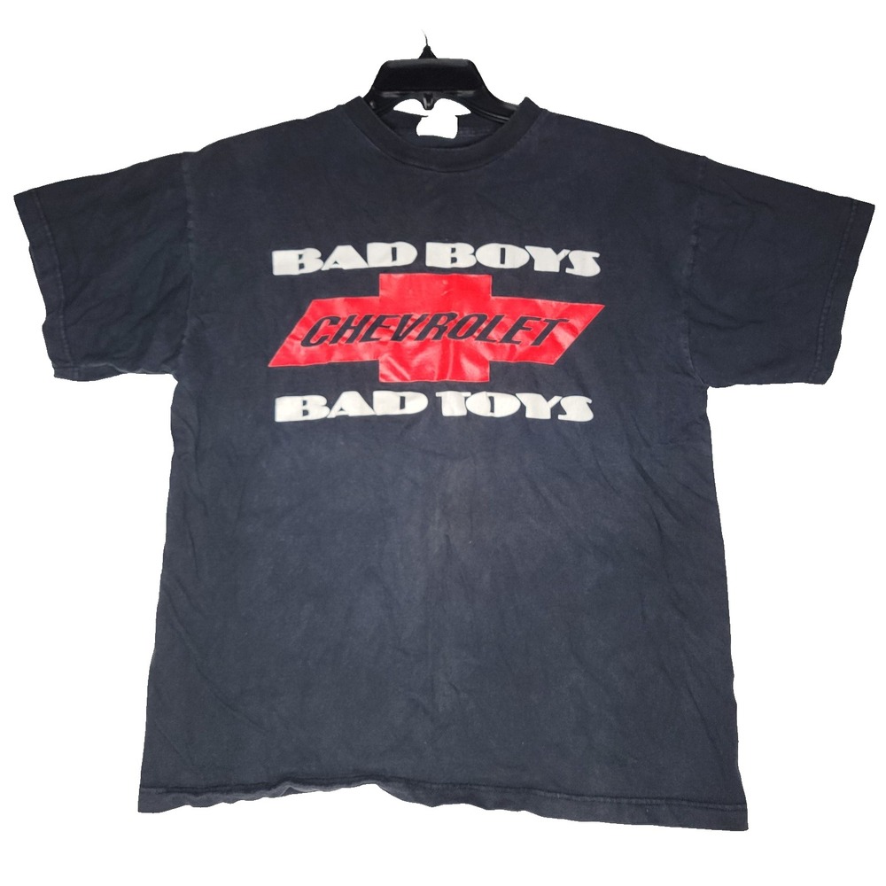 Vintage Chevy Bad Boys Chevrolet Bad Toys T-Shirt Men's Black Size XL